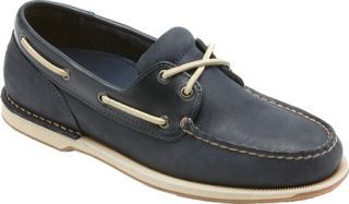 Mens Rockport Perth   Navy Leather/Nubuck Walking Shoes
