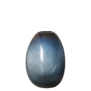 Small Bubble Glass Vase Blue/Gray   7.75 by Torre & Tagus