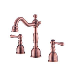 Danze D303057AC Antique Copper Opulence Mini Widespread Lavatory Faucet