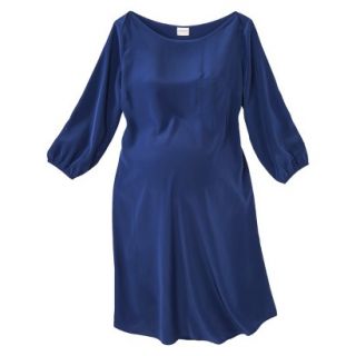 Liz Lange for Target Maternity 3/4 Sleeve Shift Dress   Blue L