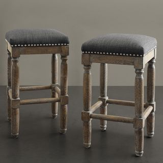 Renate Grey Counter Stools (set Of 2)