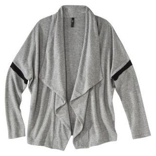 labworks Womens Drape Collar Sweatshirt   Gray M
