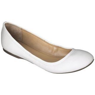 Womens Mossimo Supply Co. Ona Ballet Flats   White 5.5