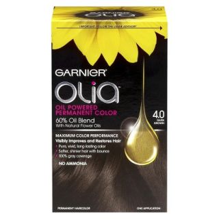 Garnier Olia Oil Powered Permanent Haircolor   4.0 Dark Brown