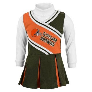 NFL Toddler Cheerleader Set With Bloom 2T Browns