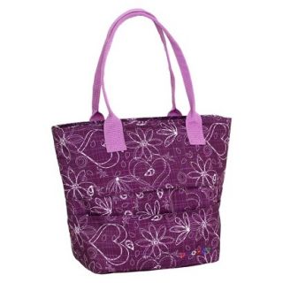 JWorld Lola Lunch Bag with Back Pocket, Love Purple