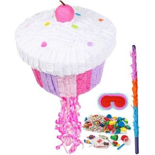 Pink Cupcake Pinata Kit