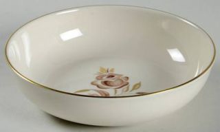 Pickard Brown Rose Coupe Soup Bowl, Fine China Dinnerware   Brown Rose, Gold Le
