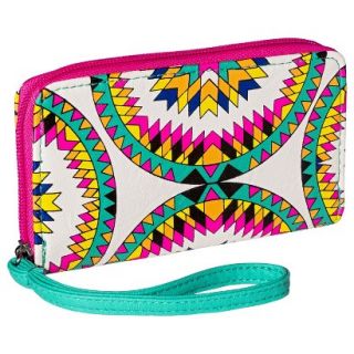 Xhilaration Geometric Print Cell Phone Case Wallet with Removable Wristlet