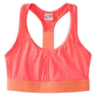 C9 by Champion Womens Compression Bra With Mesh   Sunset M