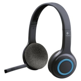 Logitech Wireless Noise Cancelling Over the Ear Headphones (H600)   Black