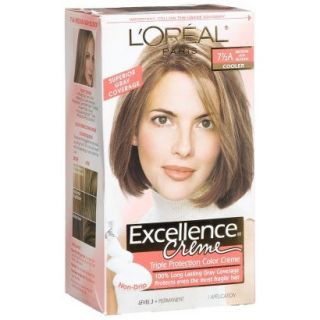 LOreal Paris Excellence Hair Color   Medium Ash Blonde (7.5 A)