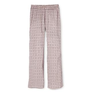 Mossimo Supply Co. Juniors Printed Pant   Pink L(11 13)