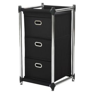 Storage Drawers neatfreak Uptown 3 Drawer Side Cabinet   Black