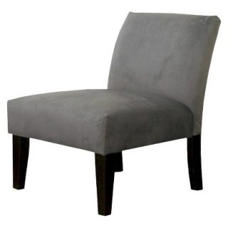 Skyline Armless Upholstered Chair Avington Armless Slipper Chair   Slate