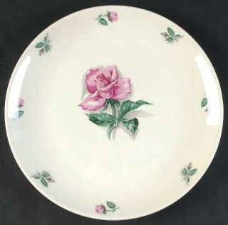 Household Institute Rhythm Rose Luncheon Plate, Fine China Dinnerware   Kitchen