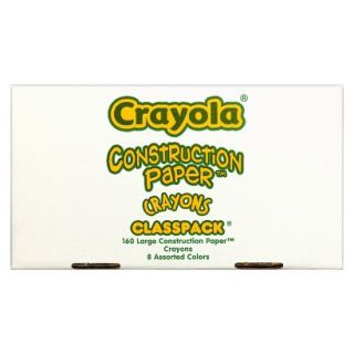 Crayola Contruction Paper Crayons Classpack   160 Count