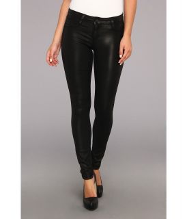 Bleulab Reversilbe 8 Pocket Legging in Black Venetian Lace/Black Coating Womens Jeans (Black)