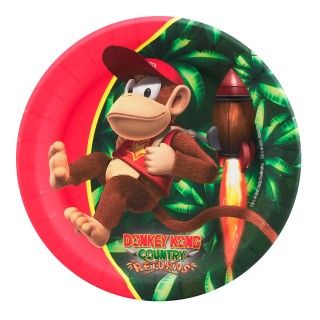 Donkey Kong Dessert Plates