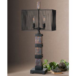 Arcada Metal Poly Table Lamp