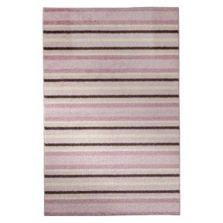 Pink Stripe Rug by Mohawk 40x60