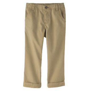 Cherokee Infant Toddler Boys Cuffed Chino Pant   Sandstone 4T