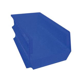 Triton Products LocBin Hanging and Interlocking Bins   6 Pack, Blue, 14 3/4 In.