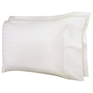 Fieldcrest Luxury 500 Thread Count Geo Pillowcase Set   Shell (King)