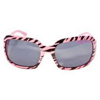 Hello Kitty Kids Wrap Zebra Print Sunglasses   Pink