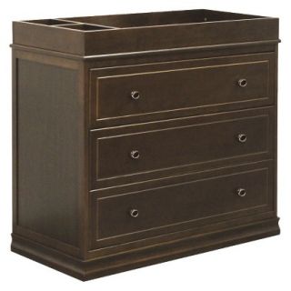 Million Dollar Baby Classic Louis 3 Drawer Dresser and Changer Combo   Espresso