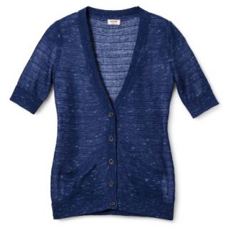 Mossimo Supply Co. Juniors Short Sleeve Cardigan   Blue XL(15 17)