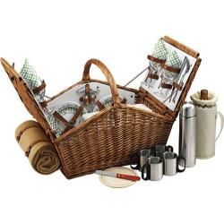 Picnic At Ascot Sussex Picnic Basket For Two With Blanket/coffee Wicker/gazebo