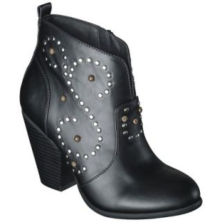 Womens Mossimo Supply Co. Karis Studded Ankle Boots   Black 7