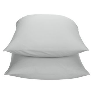 Room Essentials Easy Care Pillowcase Set   Gray Mist (Standard)