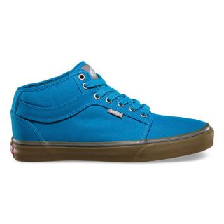 Chukka Midtop Mens Shoes Bright Blue/Gum In Sizes 13, 11, 9.5, 10, 9, 8.5,