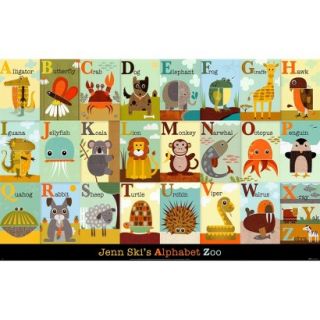 Art   Alphabet Zoo Framed Print