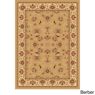Rugs America Corp New Vision Kashan Area Rug (710 X 1010) Tan Size 8 x 10