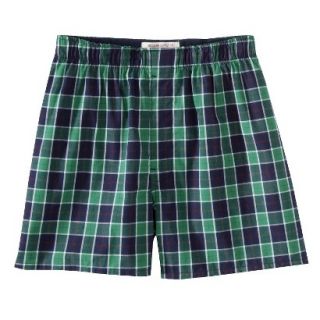 Mossimo Supply Co. Mens Plaid Boxers   Blue L