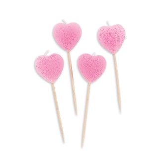 Heart Pick Candles