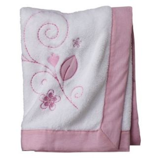 Pink Ruche Baby Blanket