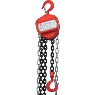 Vestil Hand Chain Hoist   1 Ton Lift Capacity, 20Ft. Lift, Model HCH 2 20