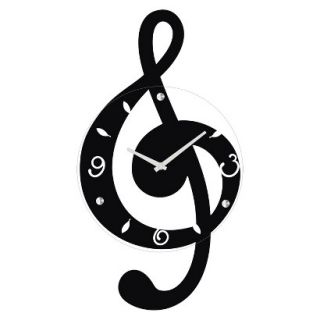 Musical Clef Wall Clock