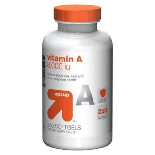 up&up Vitamin A 8000 iu Softgels   250 Count
