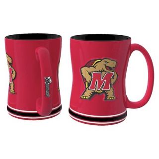 Boelter Brands NCAA 2 Pack Maryland Terrapins Sculpted Relief Style Coffee Mug  