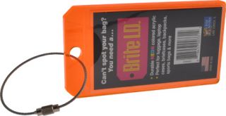 Brite I.D. Luggage Tag (Set of 3)   Orange ID Tags