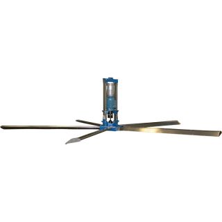 Patterson High 5 High Volume Ceiling Fan   18Ft., 201,870 CFM, 220 Volt Single 