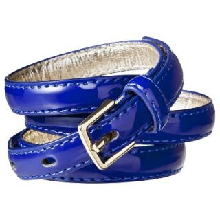 Merona Cobalt Color Skinny Belt   XS