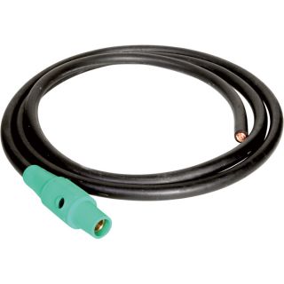 CEP Power Cord with Cam Lock   200 Amps, 10Ft.L, Green, Model 6121PG