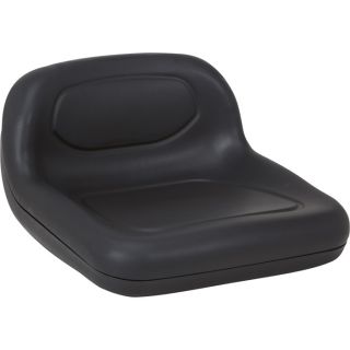 Universal Low Back Tractor Seat   Black, Model 8068