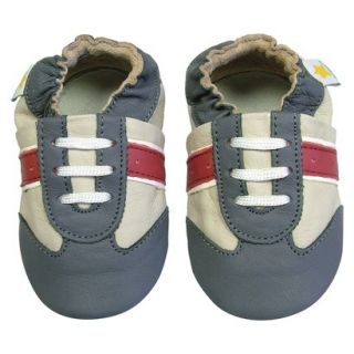 Ministar Beige/Grey/Red Infant Sport Shoe   X Large